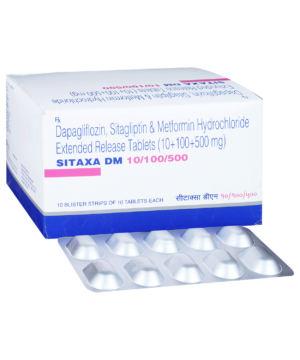 Sitaxa DM 10/100/500 Tablet ER