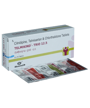 Telmikind Trio 40mg/10mg/12.5mg Tablet
