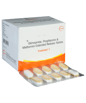 Triobimet 1mg/500mg/15mg Tablet ER