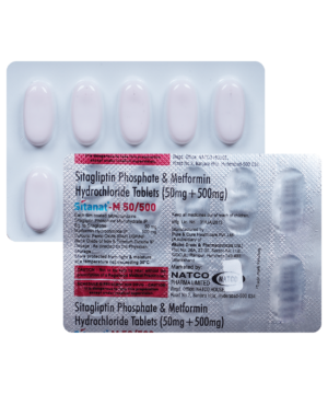 Sitanat M 50mg/500mg Tablet