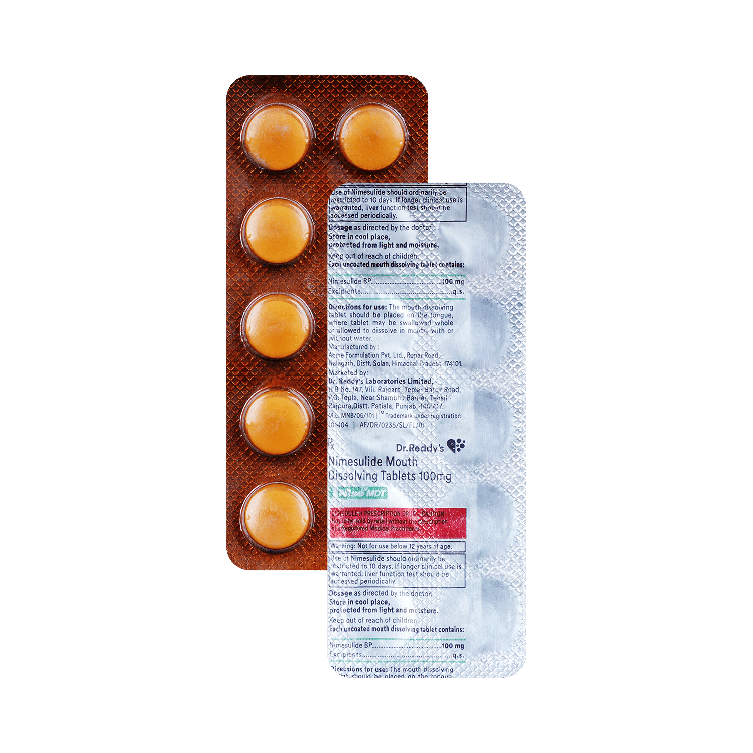 Nise Mdt 100mg Tablet MD