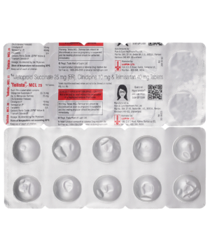 Telista MCL 10mg/25mg/40mg Tablet