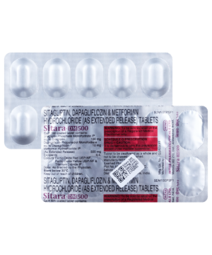 Sitara DM 10mg/500mg/100mg Tablet