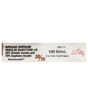 Huminsulin 30/70 Cartridge (3ml Each)