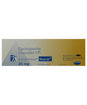 Sandimmun Neoral 25mg Soft Gelatin Capsule