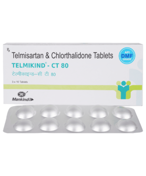 Telmikind CT 80mg/12.5mg Tablet