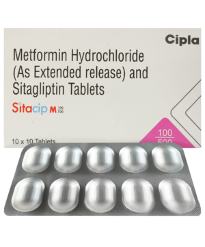 Sitacip M 100mg/500mg Tablet ER