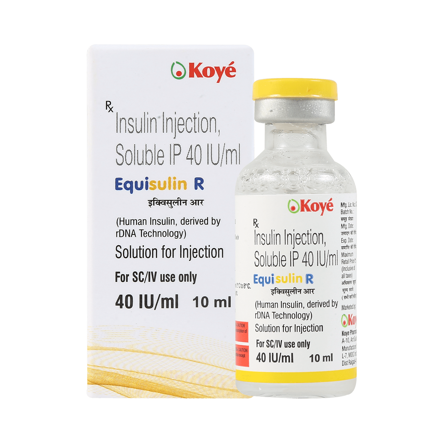 Equisulin R 40IU Injection