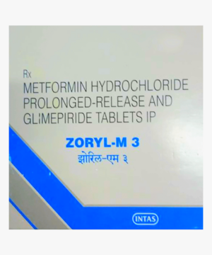 Zoryl M 3mg/500mg Tablet PR