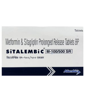 Sitalembic M 100mg/500mg Tablet