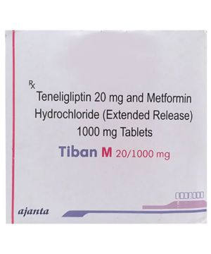 Tiban M 20/1000mg Tablet ER