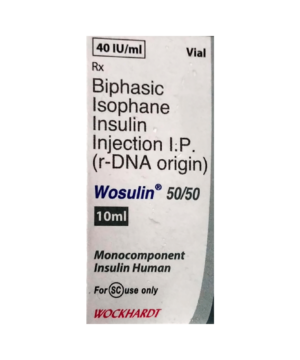 Wosulin 50/50 Injection 40IU/ml