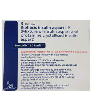 Novomix 30 100IU Penfill (3ml Each)