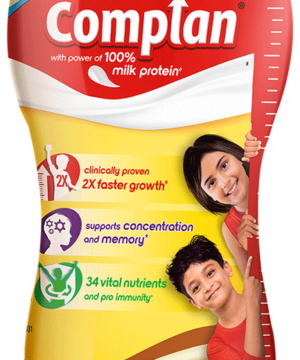 Complan Nutrition Drink Powder for Children | Nutrition Drink for Kids with Protein & 34 Vital Nutrients | Kesar Badam