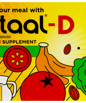 Diataal Diataal-D Multivitamin Capsule with Vitamin D For Heart Health | Strong Bones | Immunity & Health | for Men Women & Kids | Capsule