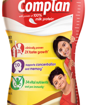 Complan Nutrition Drink Powder for Children | Nutrition Drink for Kids with Protein & 34 Vital Nutrients | Kesar Badam