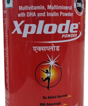 Xplode Protein with DHA Inulin Multivitamins & Multiminerals | Sucrose Free | Powder