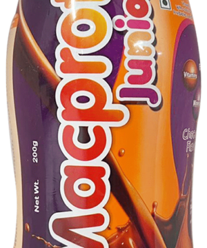 Macprot Junior with Vitamins, Minerals & Probiotics | Powder for Kids' Energy & Growth | Flavour Chocolate