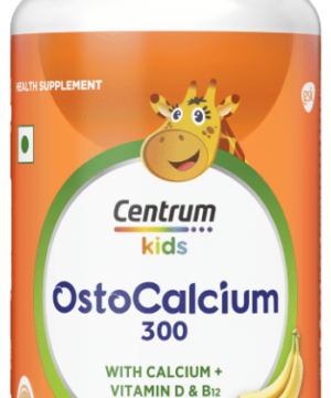 Ostocalcium 300 Suspension, Vitamin D & Calcium to Support Growth, Bone & Teeth Strength (Veg) Banana
