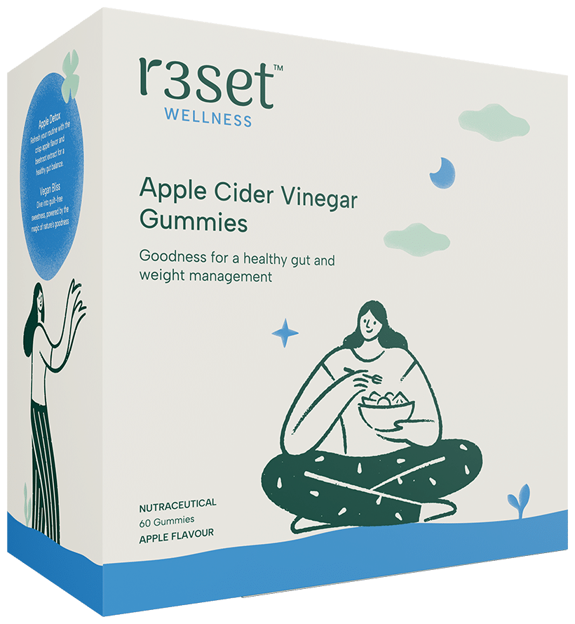 R3SET Apple Cider Vinegar Gummies Apple