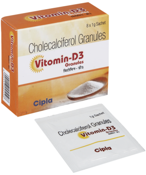 Vitomin-D3 1gm Granules For Bone Health