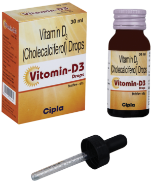 Vitomin-D3 Drop 30ml for Bone and Teeth Health