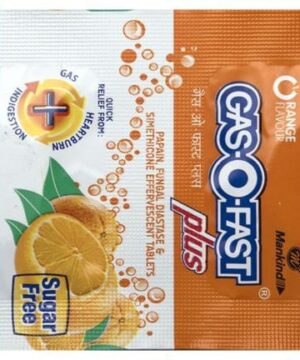 Gas-O-Fast Plus Tablet | Sugar-Free | Flavour Orange