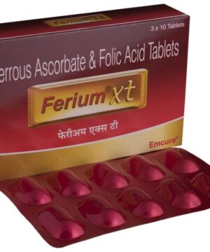 Ferium XT Tablet with Ferrous Ascorbate & Folic Acid