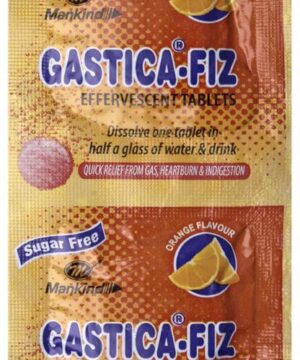 Gastica-Fiz Effervescent Tablet Orange Sugar Free