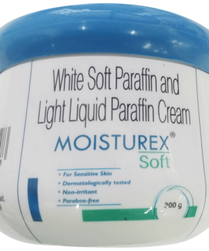 Moisturex White Soft Paraffin & Light Liquid Paraffin Cream | Paraben Free | Derma Care | Face Care Product for Extreme Dryness