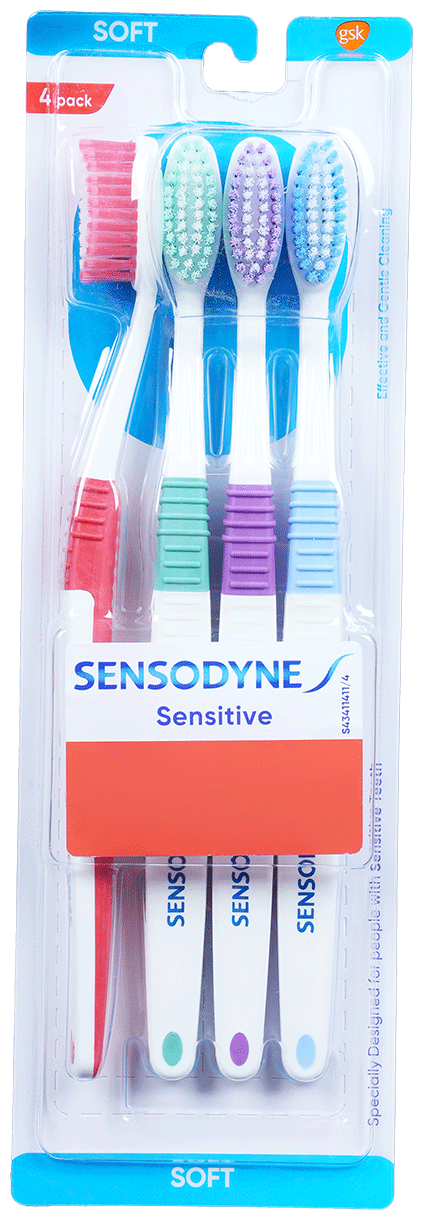 Sensodyne Sensitive Toothbrush with Soft Rounded Bristles
