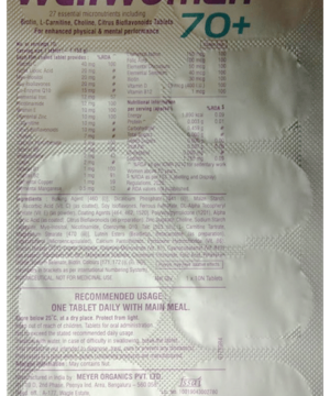 Wellwoman 70+ Health Supplement for Women Tablet
