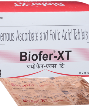 Biofer XT Tablet with Ferrous Ascorbate & Folic Acid
