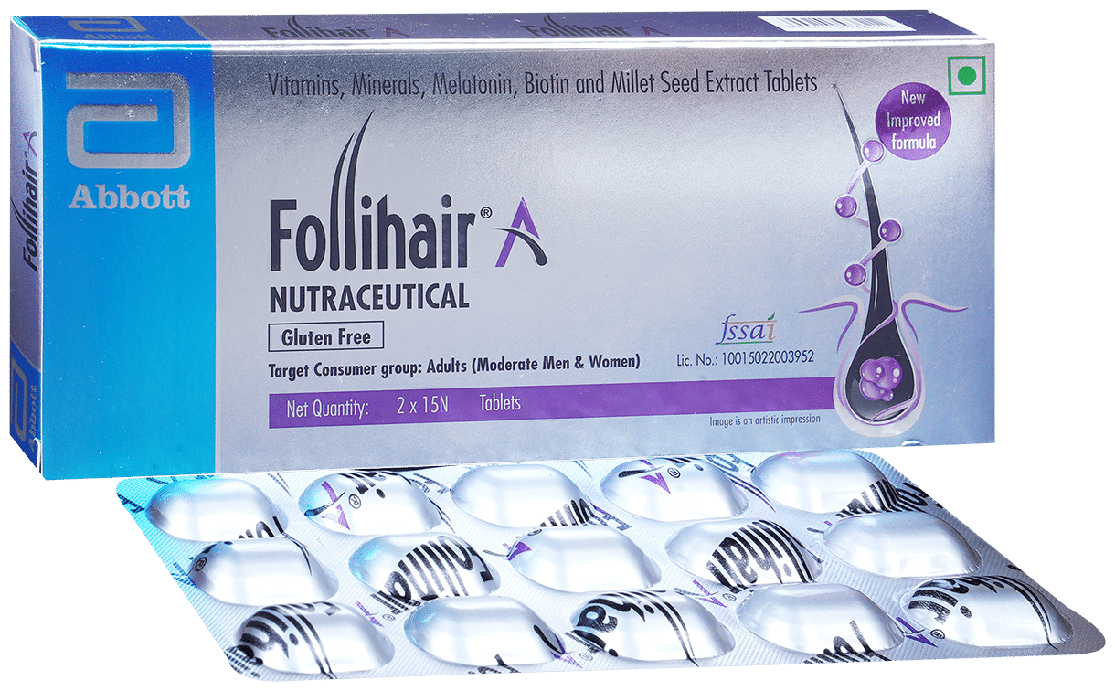 Follihair A Tablet Gluten Free