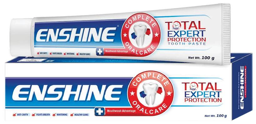 Enshine Total Expert Protection Toothpaste for Anticavity Teeth Whitening & Healthy Gums