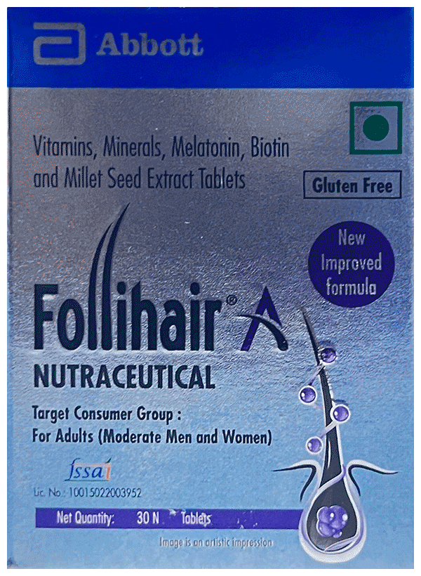 Follihair A Tablet Gluten Free