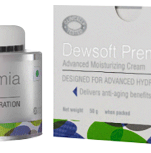 Dewsoft Premia Advanced Moisturising Cream | Non-Comedogenic & Paraben Free Face Care Product | Dermatologically Tested | Derma Care | For Advanced Hydration