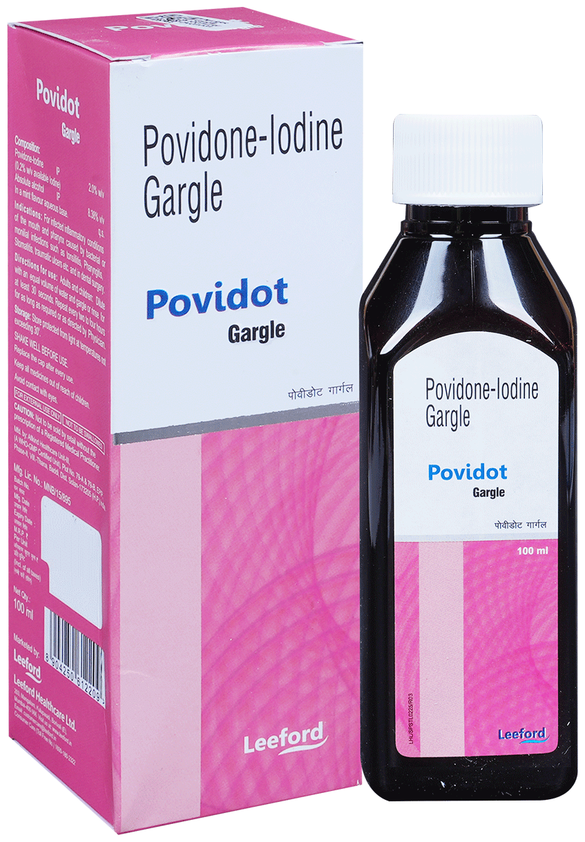 Povidot Gargle 100ml for Oral Care