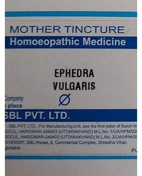 SBL Ephedra Vulgaris Mother Tincture Q