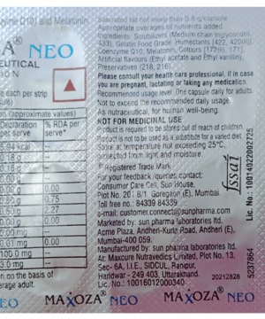 Maxoza Neo Soft Gelatin Capsule