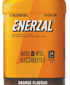 Enerzal Enerzal Energy & Electrolyte Drink with 5 Vital Electrolytes | For Stomach Care | Flavour Powder Powder Orange