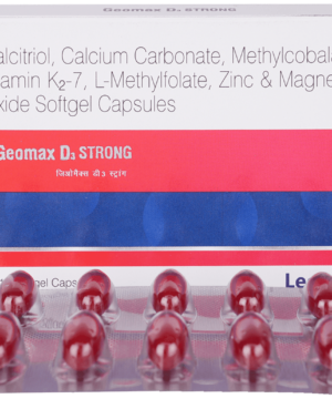 Geomax D3 Strong Softgel for Bone Joint and Muscle Care
