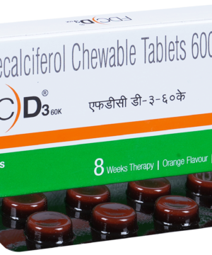 Fdc D3 60K Tablet Orange Sugar Free