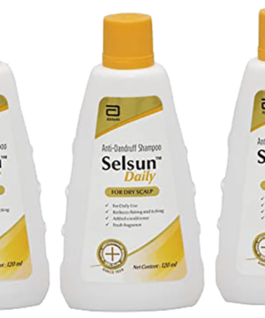 Selsun Daily Anti-Dandruff Shampoo for Dry Scalp (120ml Each)