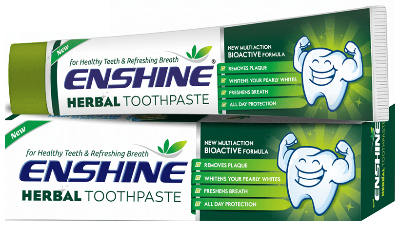 Enshine Herbal Toothpaste for Healthy Teeth & Refreshing Breath