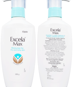 Excela Max Moisturiser for Dry & Itchy Skin | Paraben-Free | For Dry & Itchy Skin | Derma Care