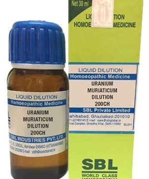 SBL Uranium Muriaticum Dilution 200 CH