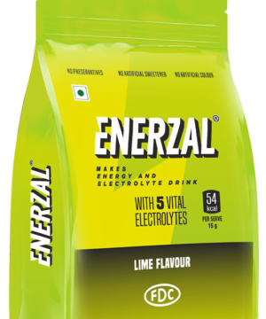Enerzal Enerzal Energy & Electrolyte Drink with 5 Vital Electrolytes | For Stomach Care | Flavour Powder Powder Lime