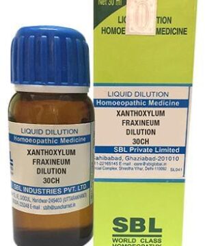 SBL Xanthoxylum Fraxineum Dilution 30 CH