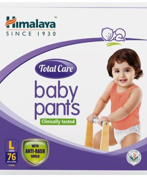 Himalaya Total Care Baby Pants | With Anti-Rash Shield & Wetness Indicator | Size Large